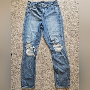 Buckle Black Fit 75 Distressed Light Blue Skinny Jeans